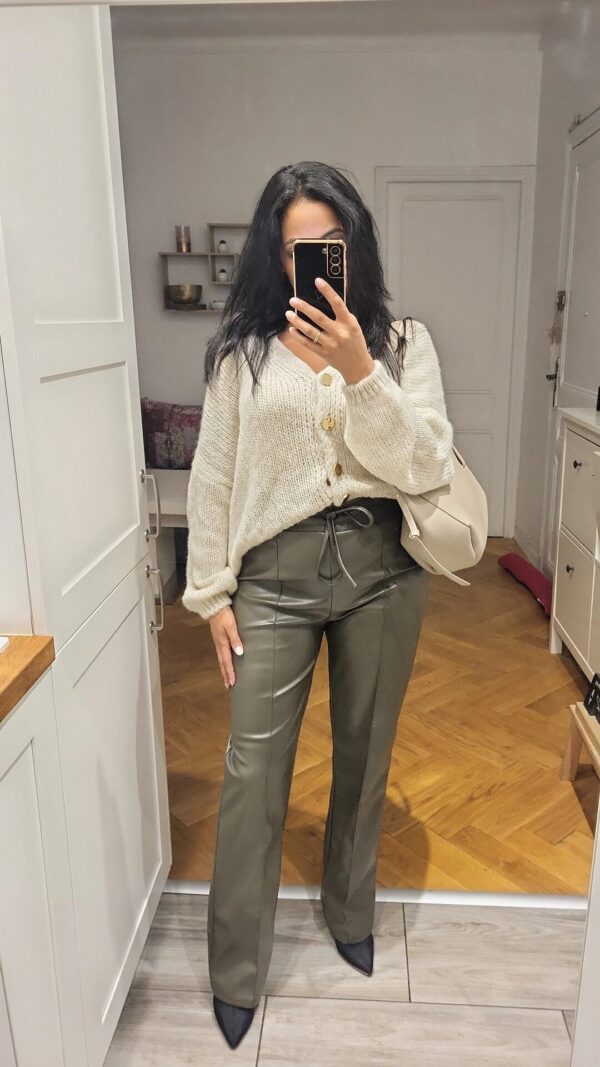 pantalon-simili-cuir-kaki