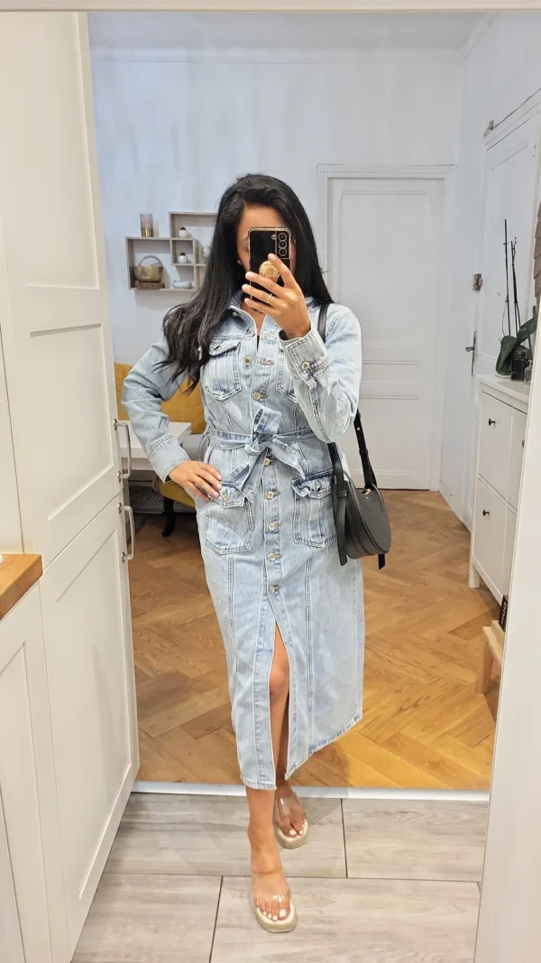 ROBE LONGUE EN JEAN – Image 3