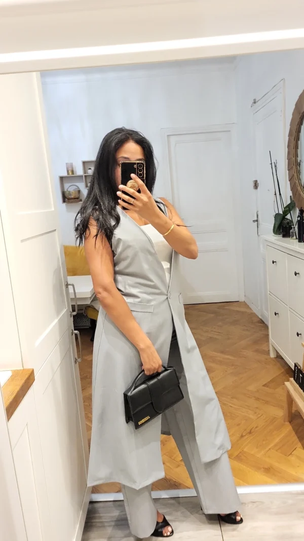 Ensemble Blazer sans manches – Image 20