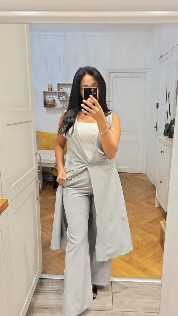 Ensemble Blazer sans manches – Image 14