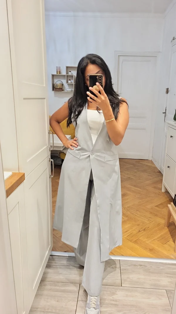 Ensemble Blazer sans manches – Image 19