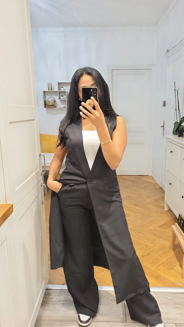 Ensemble Blazer sans manches – Image 9