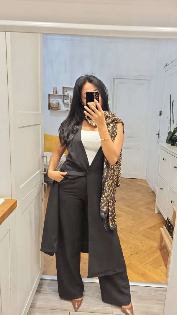 Ensemble Blazer sans manches – Image 13