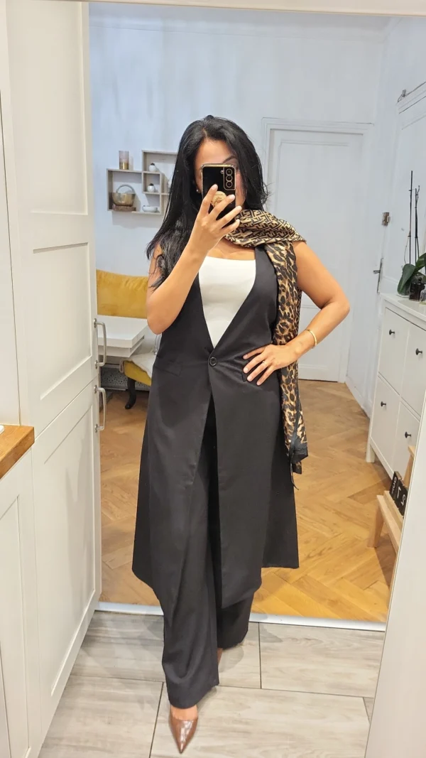 Ensemble Blazer sans manches – Image 7