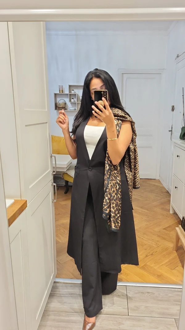 Ensemble Blazer sans manches – Image 10