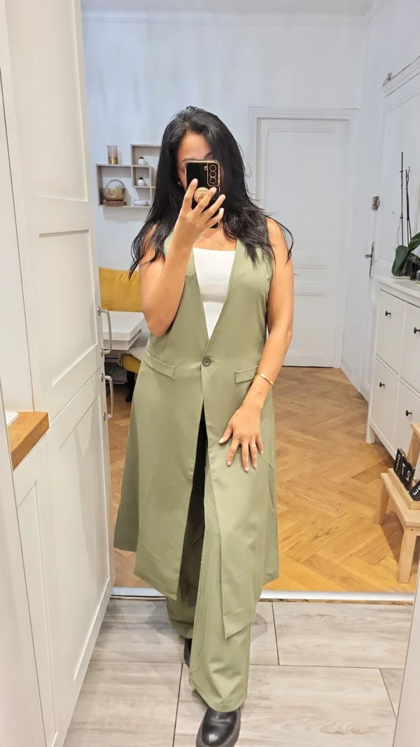 Ensemble Blazer sans manches – Image 4
