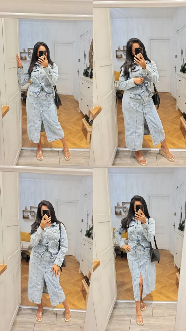 ROBE LONGUE EN JEAN – Image 6