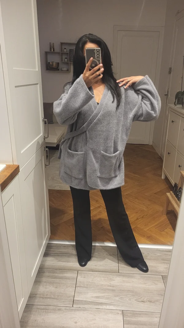 GILET DOLCE GRIS – Image 3