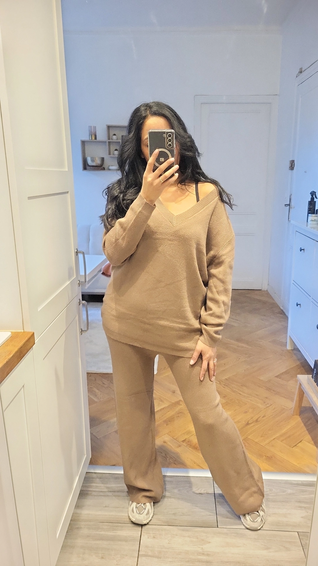 ENSEMBLE LILA TAUPE