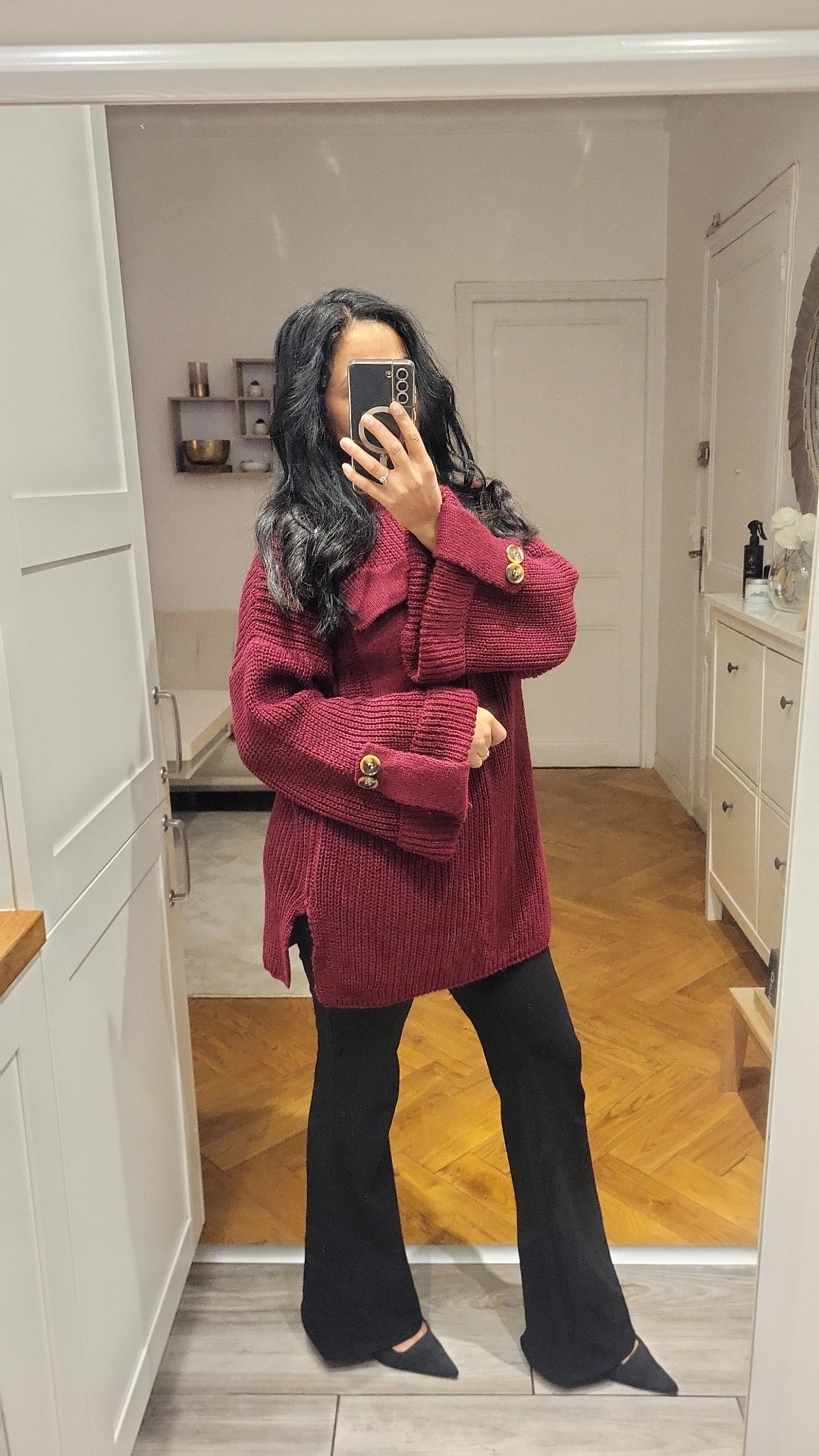 PULL WINTER BORDEAUX