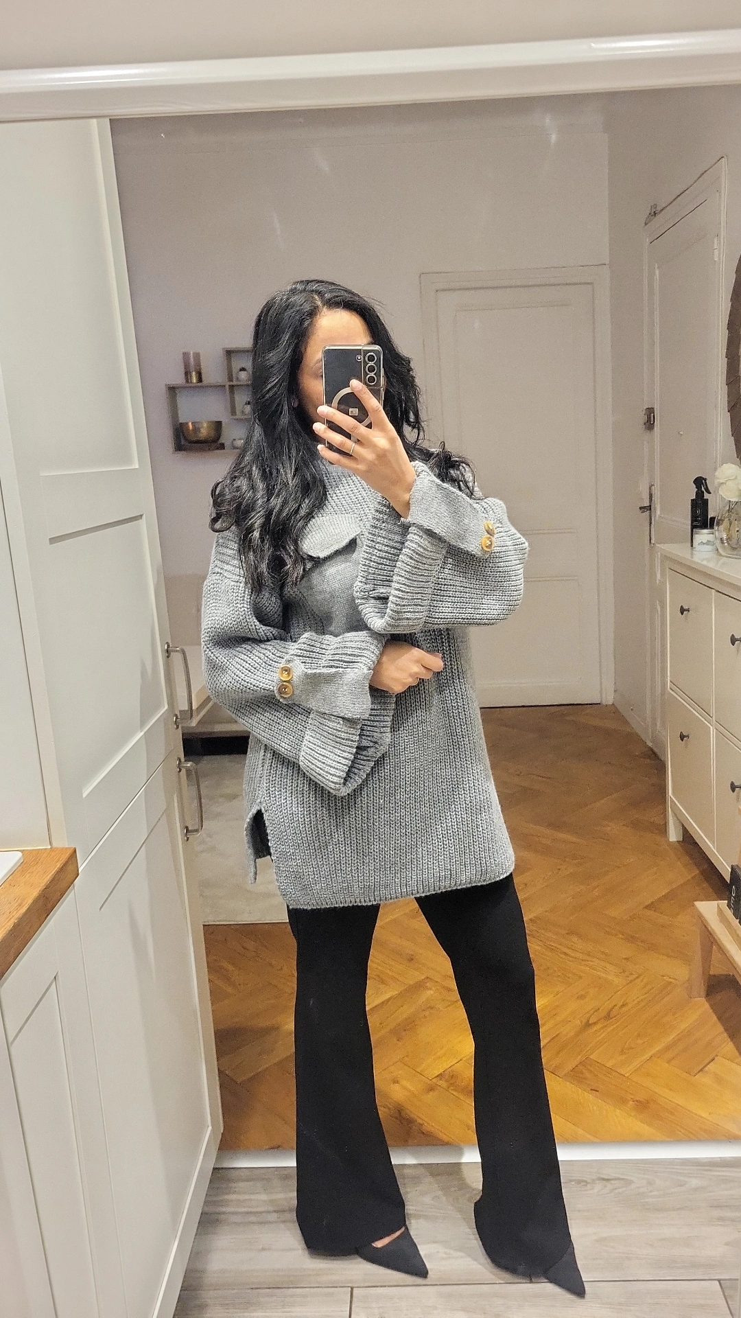 PULL WINTER GRIS