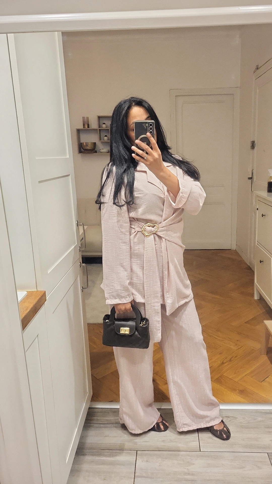 Ensemble Maya rose Poudré