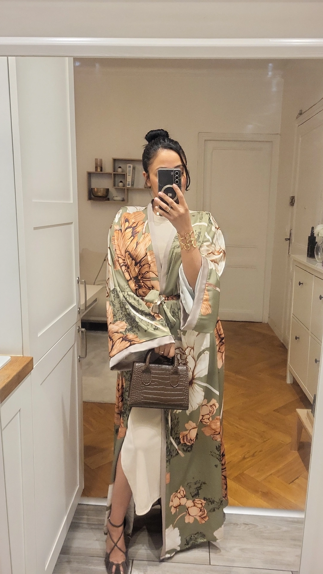 Kimono Sakura Kaki