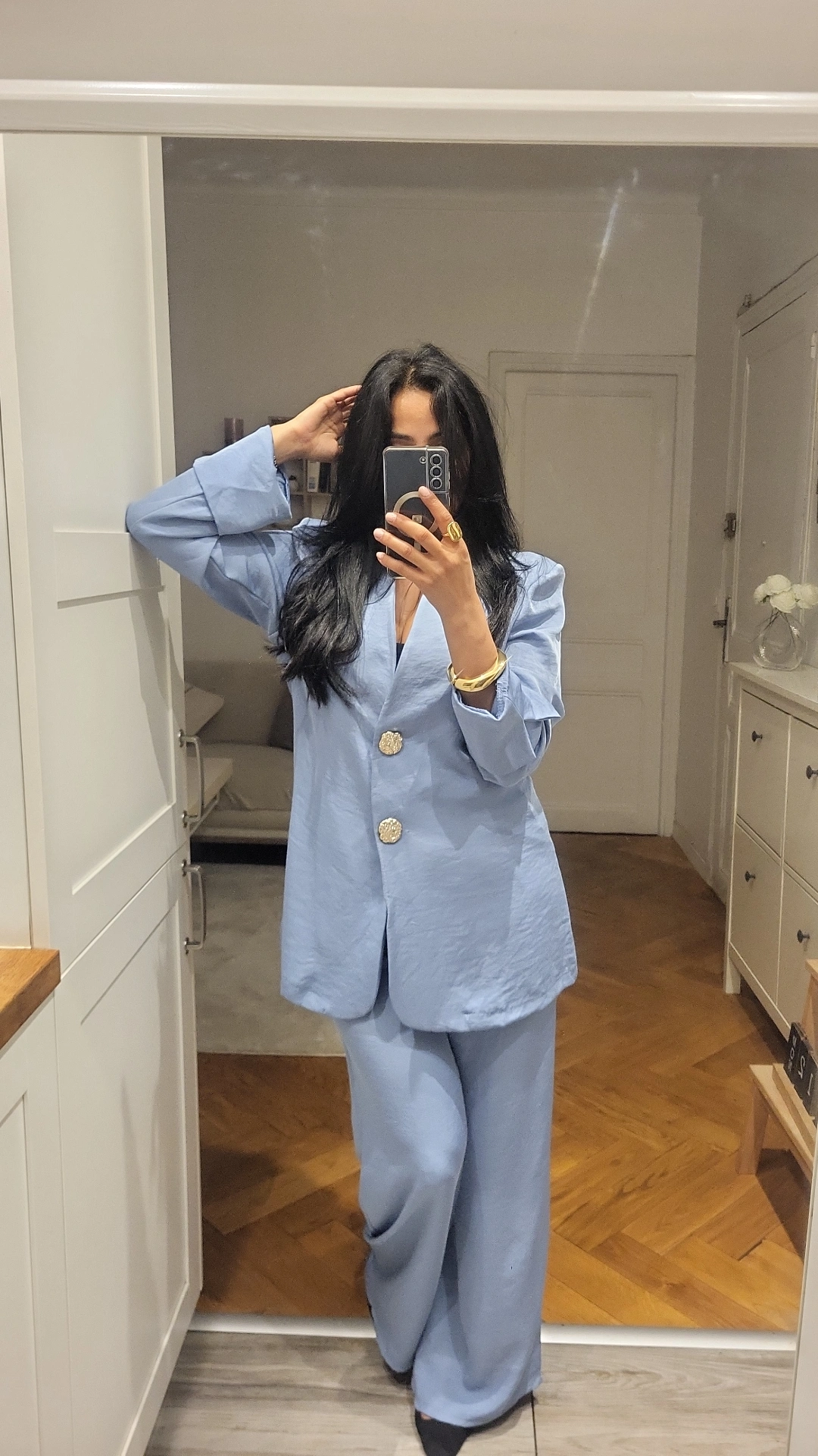 Ensemble Dina Bleu