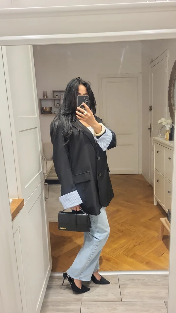 Blazer Sylia Noir – Image 3