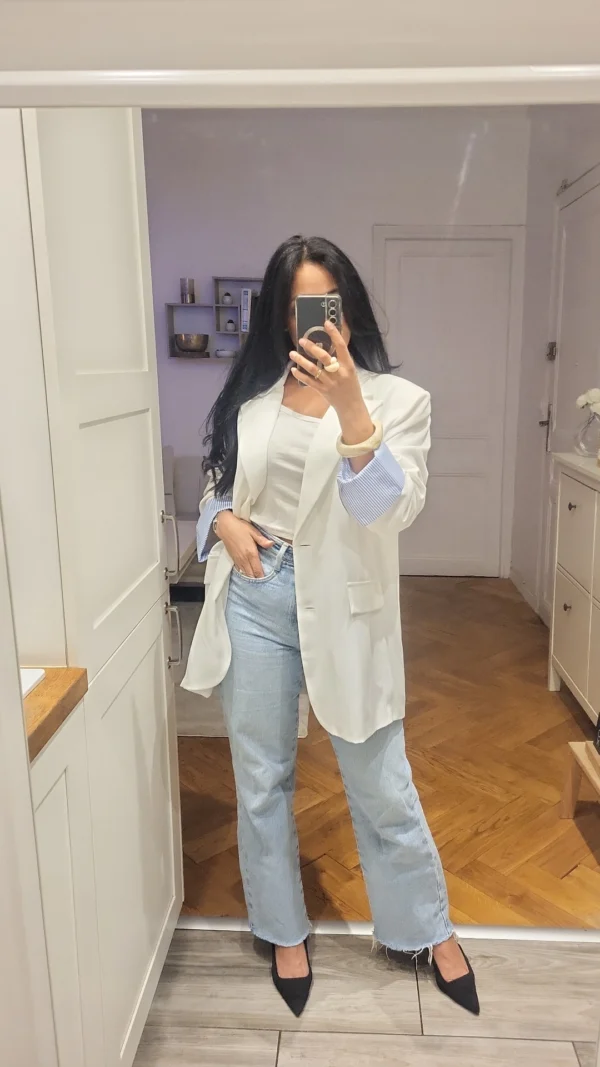 Blazer Sylia Blanc – Image 2