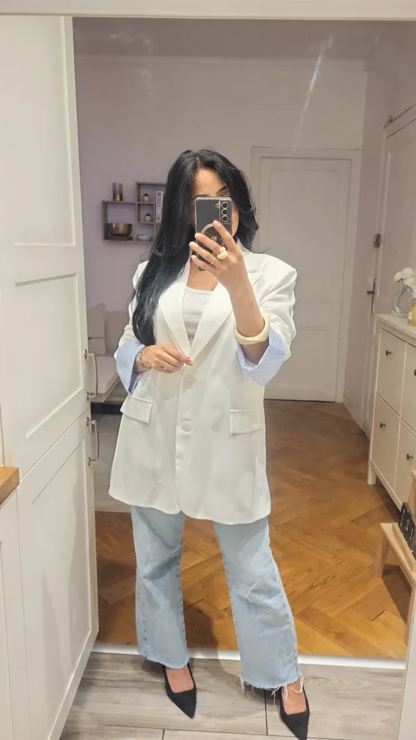 Blazer Sylia Blanc – Image 3