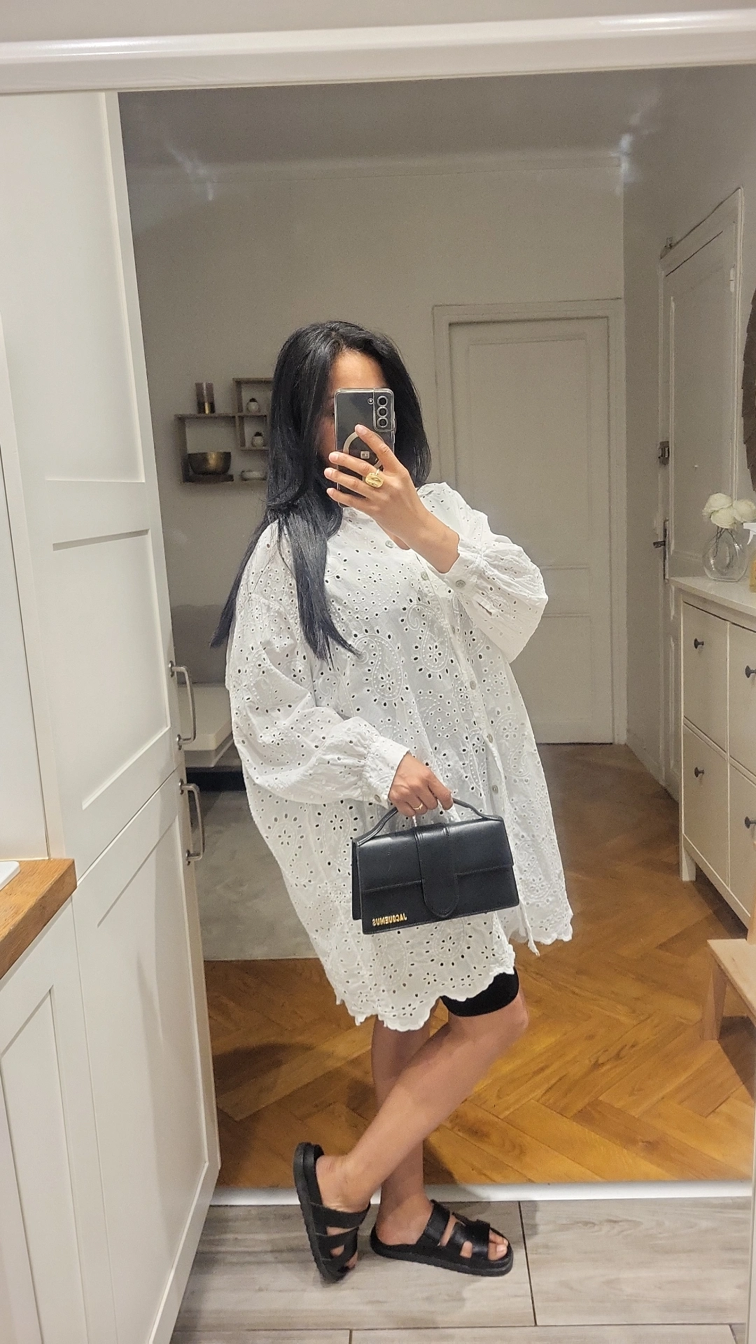 Chemise Broderie anglaise blanche
