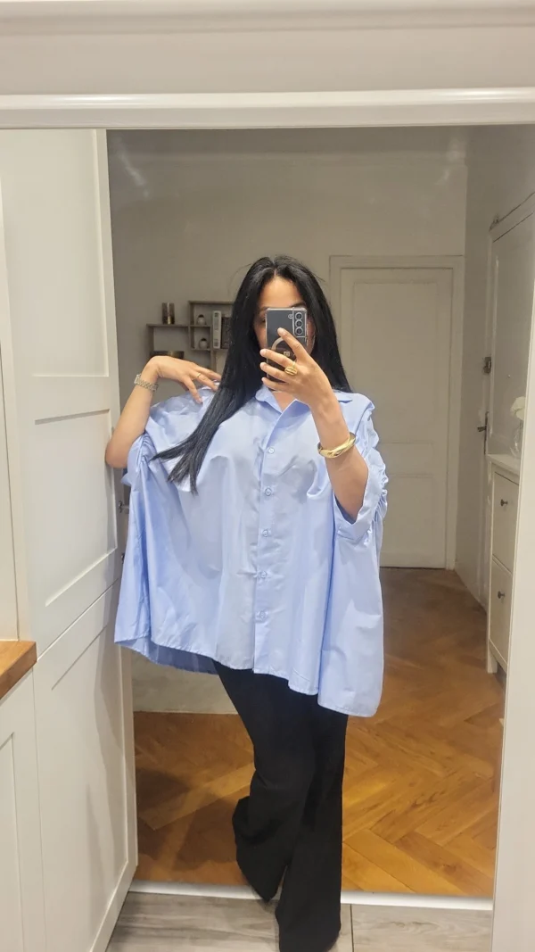 Chemise Papillon bleue – Image 2