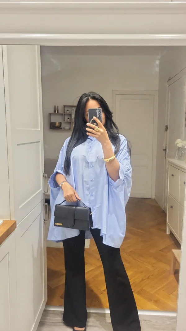 Chemise Papillon bleue – Image 4