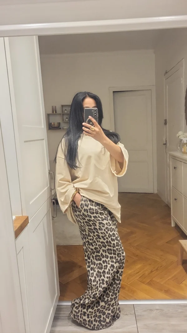 Top manches 3/4 Beige – Image 4