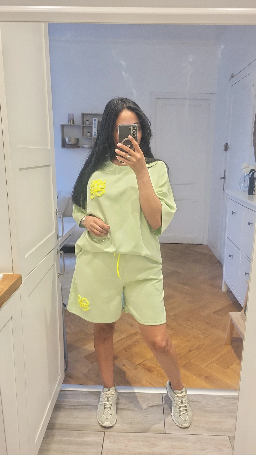 Ensemble Short Love Vert