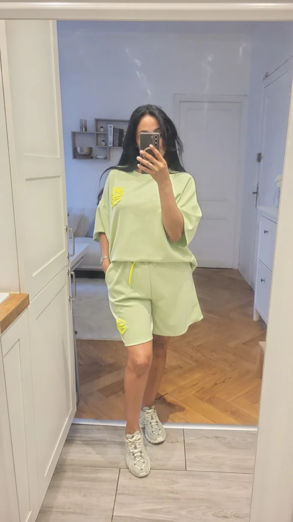 Ensemble Short Love Vert – Image 3