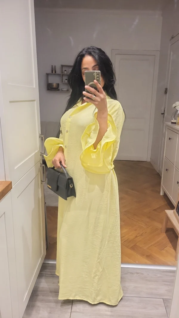 Robe Mayla Jaune – Image 3