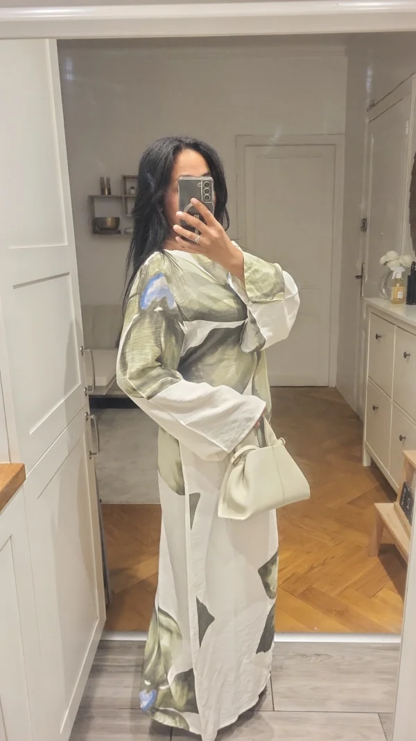 Robe Fleur de Tiaré Vert – Image 2