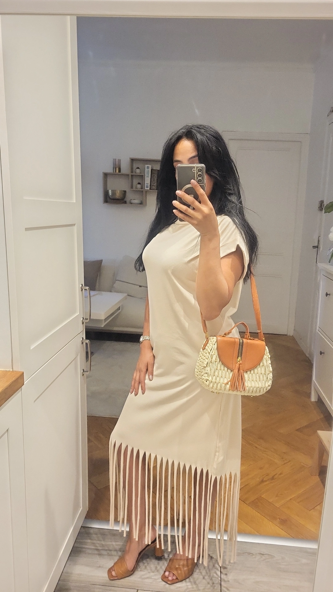 Robe Pocahontas beige