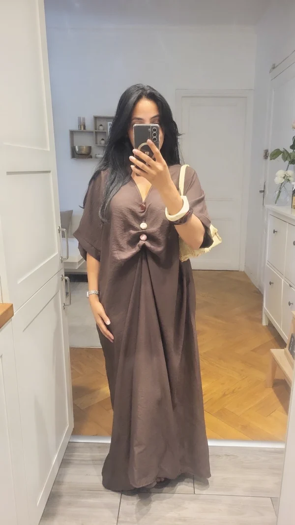 Robe Joud marron – Image 4