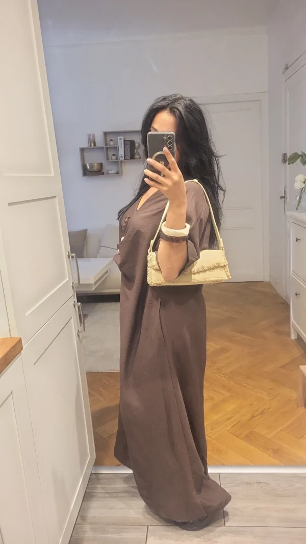 Robe Joud marron – Image 2