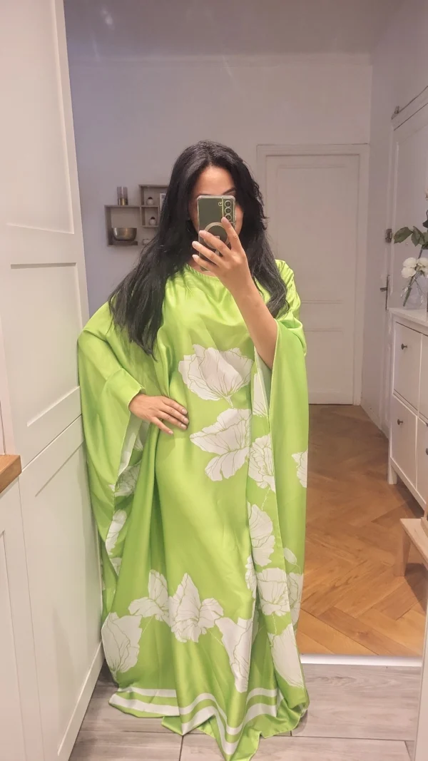 Robe Fleur de Lune Vert citron – Image 4