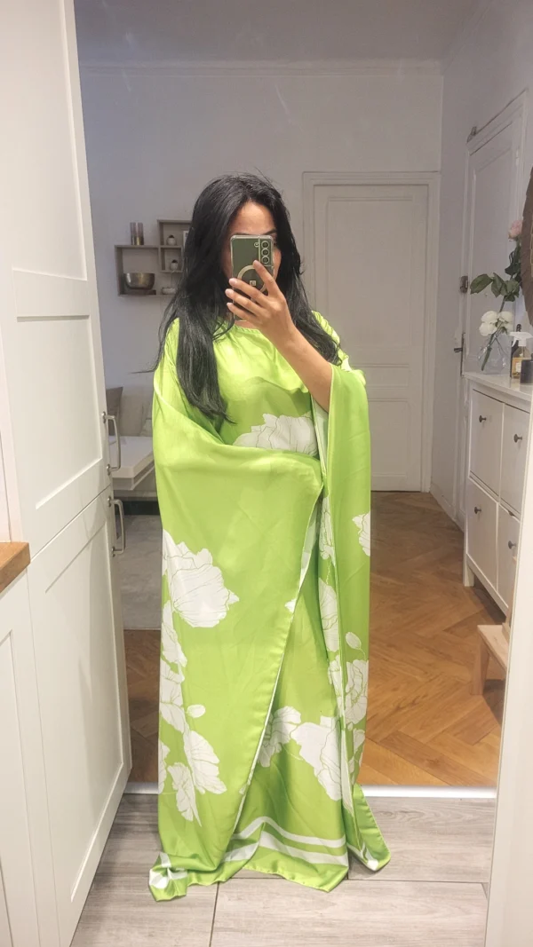 Robe Fleur de Lune Vert citron – Image 2