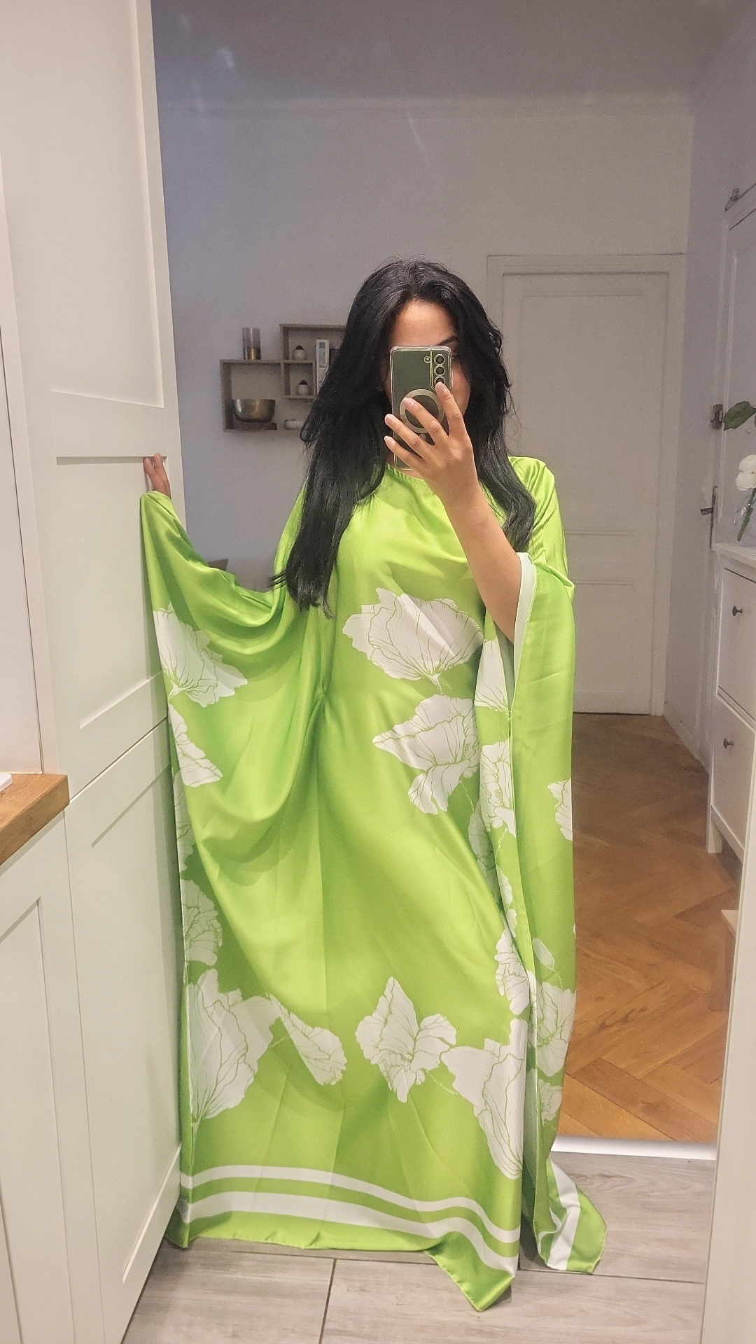Robe Fleur de Lune Vert citron