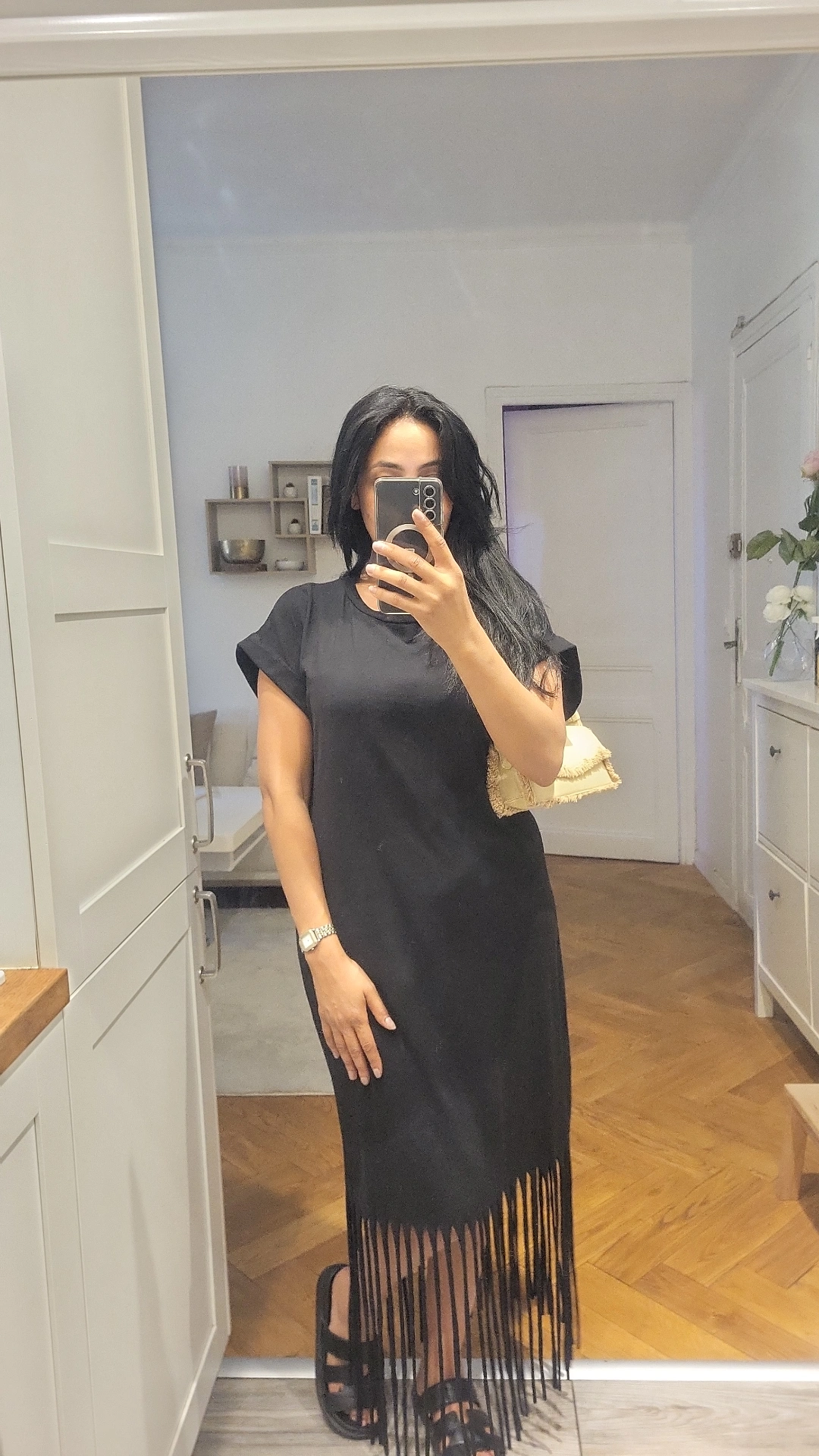 Robe Pocahontas noire