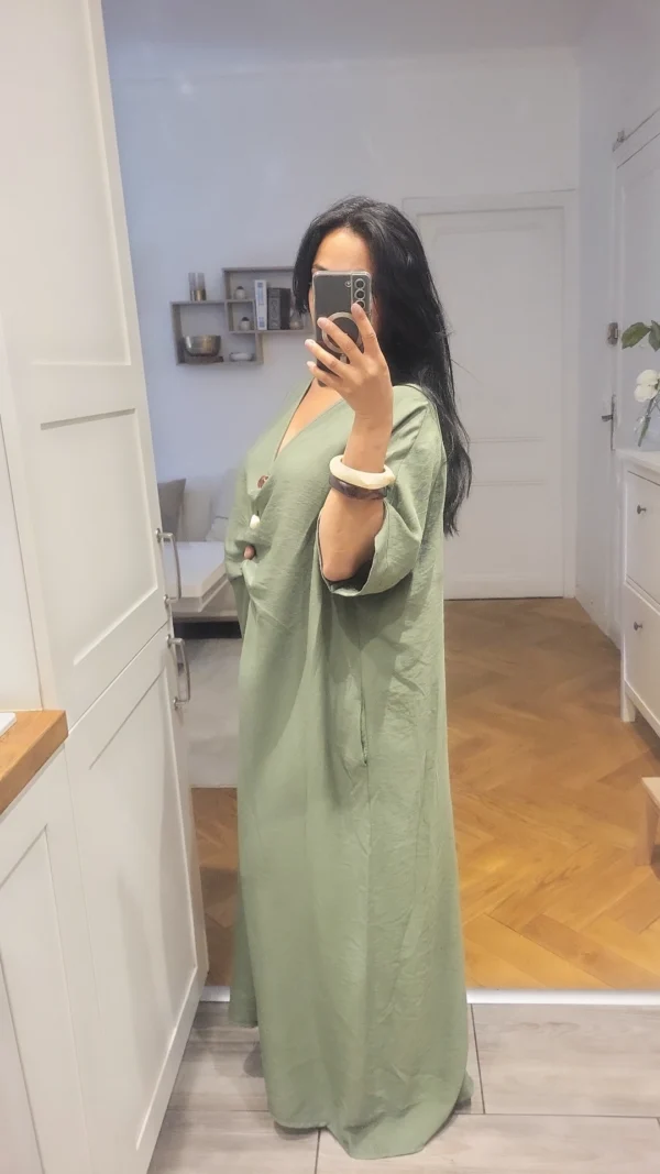 Robe Joud kaki – Image 2