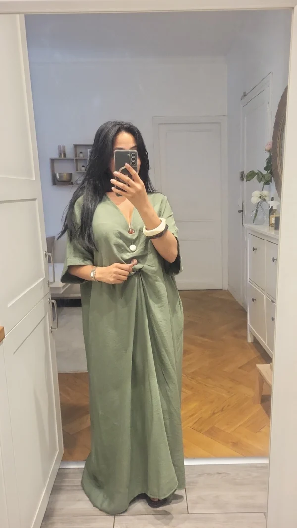 Robe Joud kaki – Image 3
