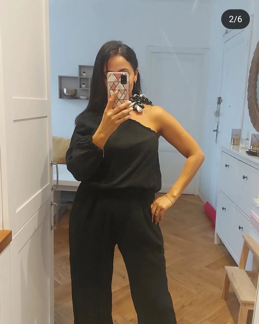 Combinaison asymétrique noire