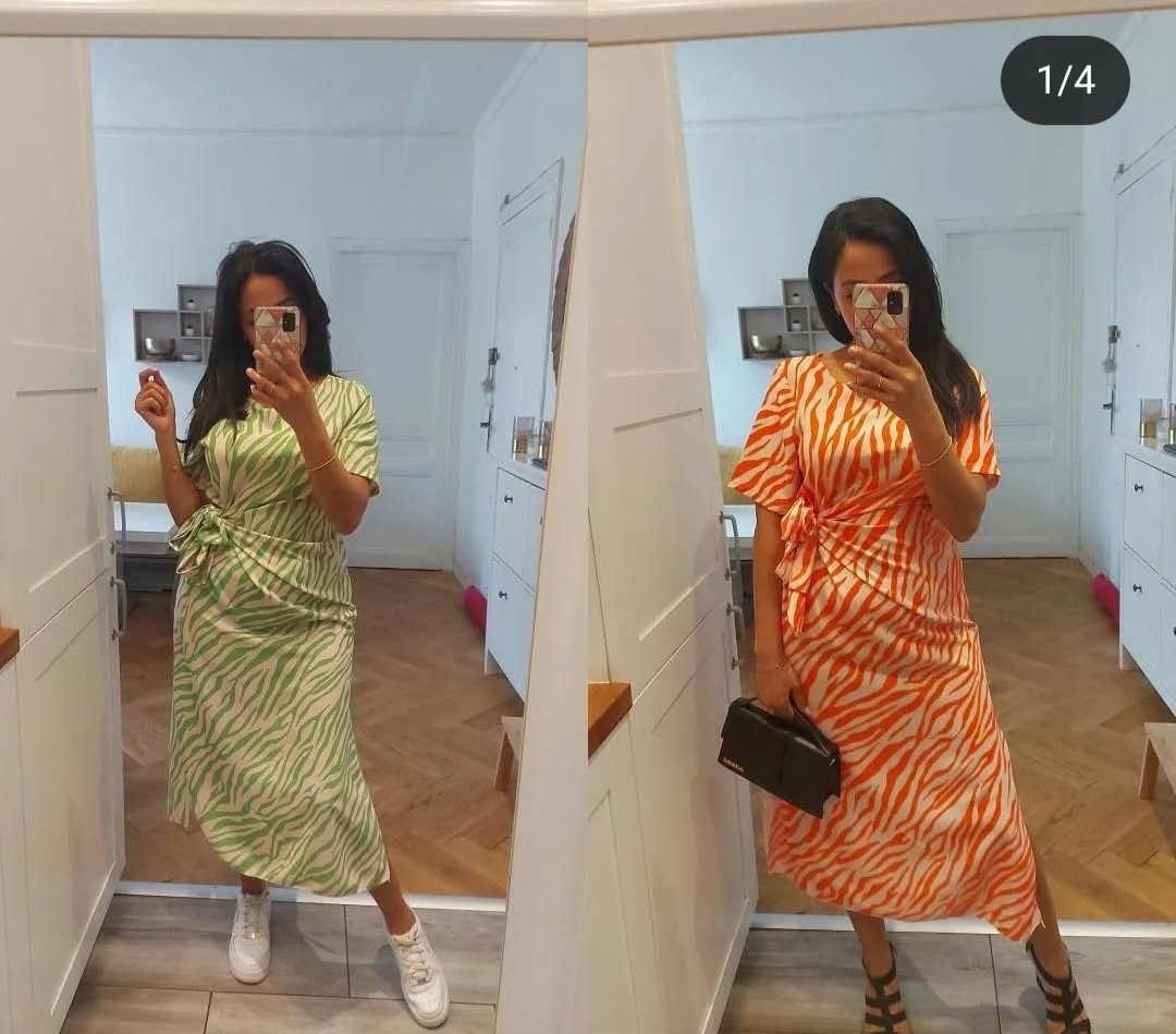 Robe zébré