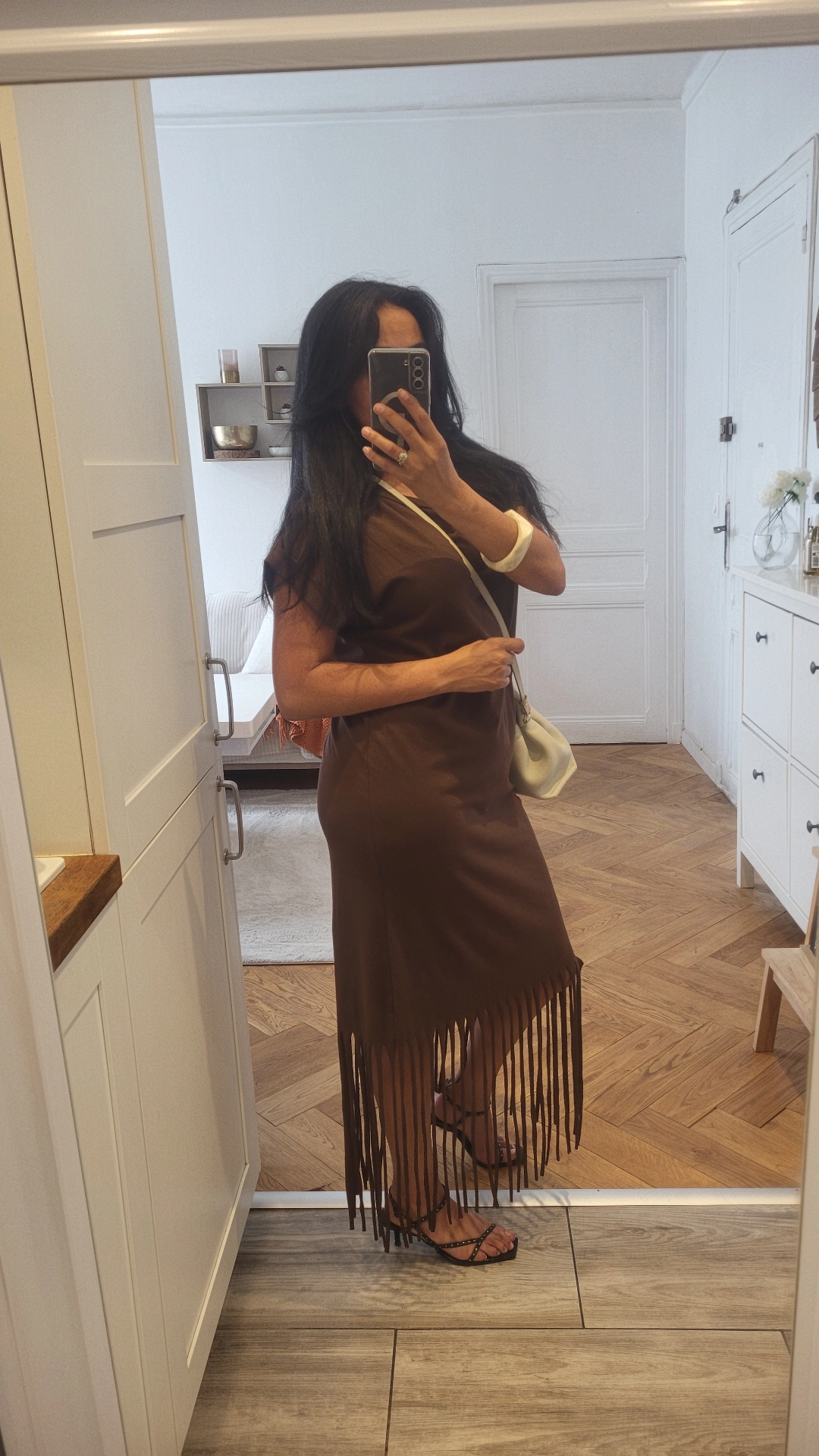 Robe Pocahontas marron