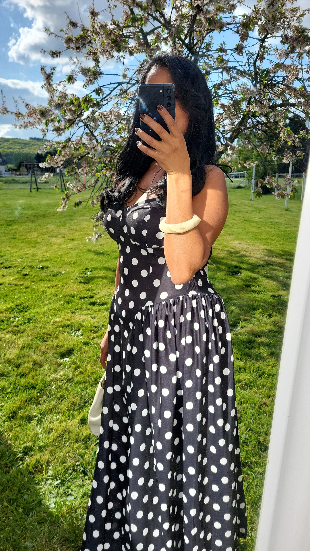 ROBE ELEGANCE RETRO BLACK