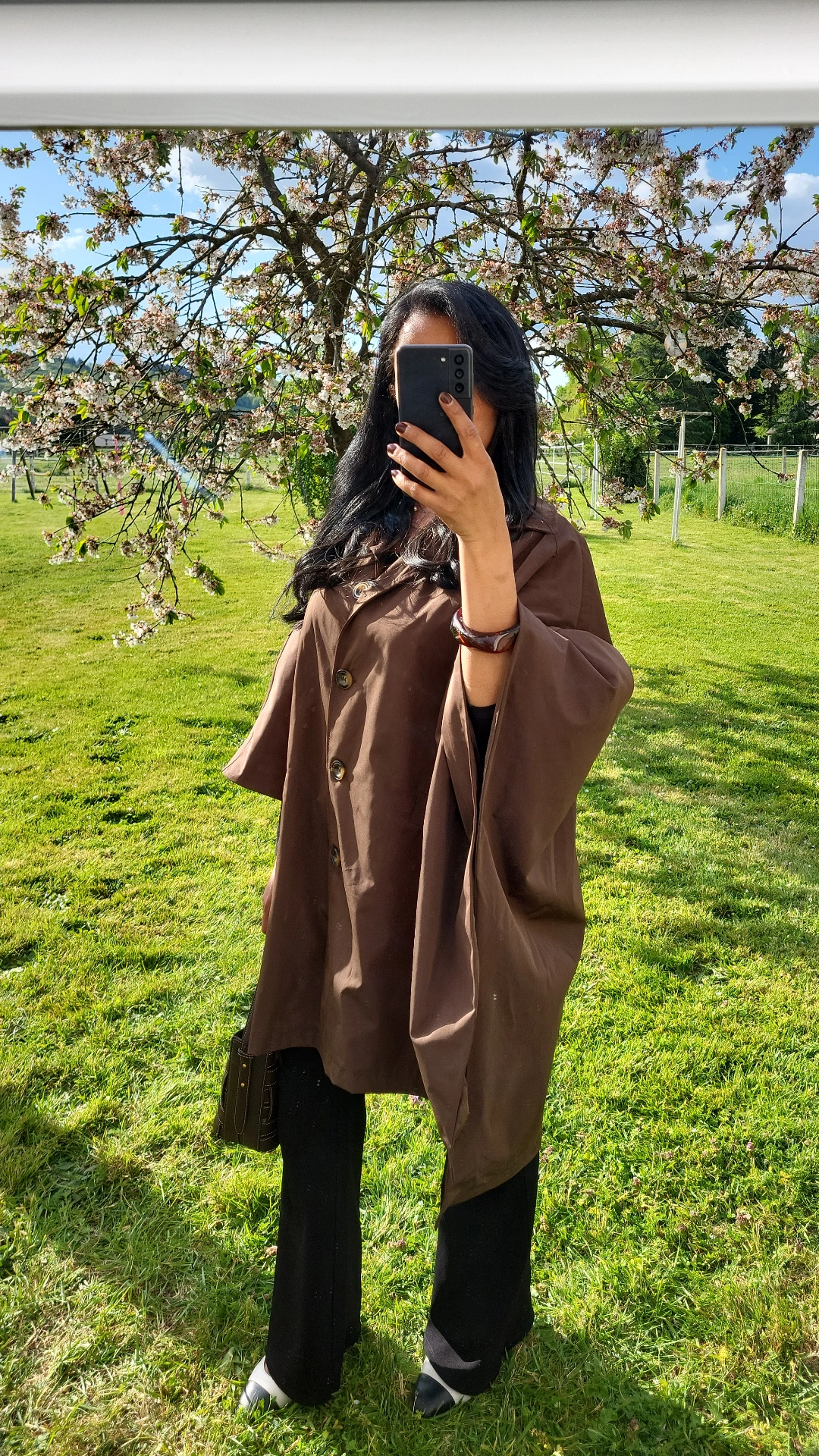 CAPE OVERSIZE CHOCO CHIC