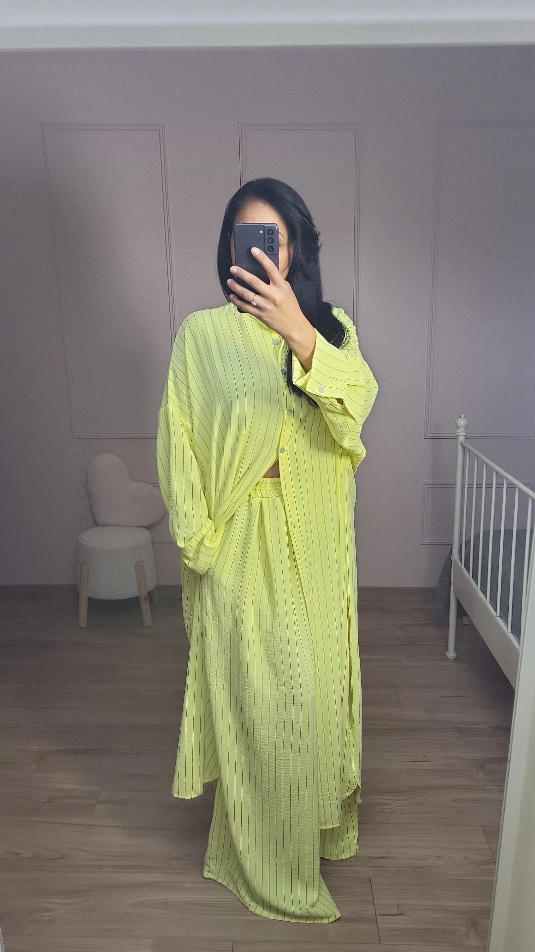 ENSEMBLE PALAZZO JAUNE