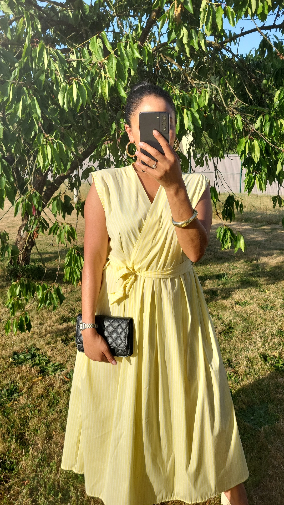 ROBE RIVIERA ROSE JAUNE VANILLE