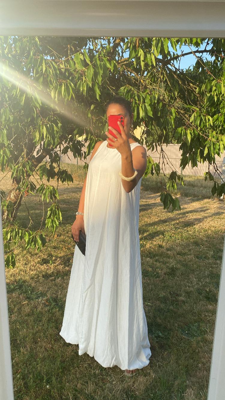 ROBE LOUBNA BLANCHE – Image 3