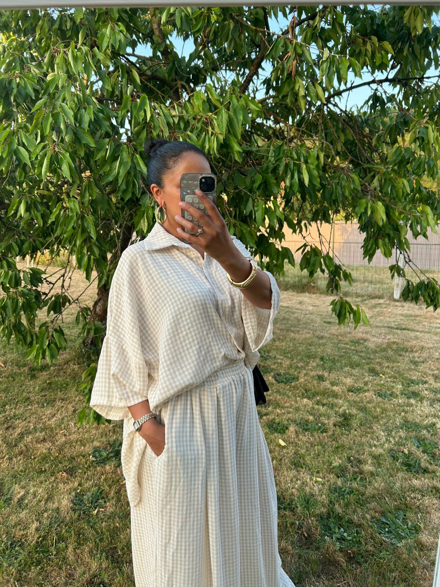 ENSEMBLE VICHY BEIGE – Image 2